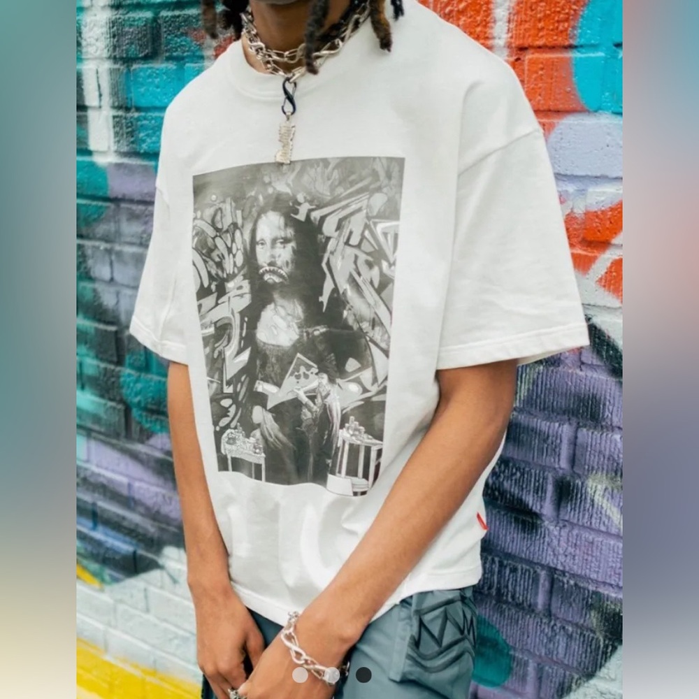 NWT SPRAYGROUND T-SHIRT  Tee XXL LEONARDO DA VILLAIN - Picture 4 of 5